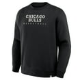 thumbnail image 4 of Men's Fanatics Black Chicago Bulls Crossover Collection Defensive Rotation Drill Premium Pullover Sweatshirt, 4 of 5