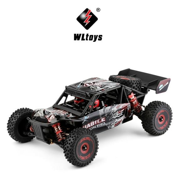 124016 Remote Control Alloy Bottom Off-Road Vehicle 1:12 Brushless Electric Four-wheel Drive Desert Truck Model Toy