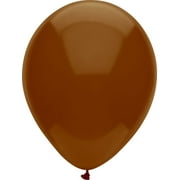 PartyMate - 12 Chestnut Brown Latex Balloons (100ct)