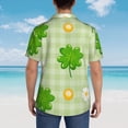 thumbnail image 6 of Kll Men'S Hawaiian Shirt Short Sleeve Button Down Beach Shirts-St Patrick'S Day11, 6 of 8