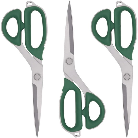 JubileeYarn Japanese Style Fabric Scissors - 10" - Green - 3 Scissors
