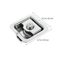 thumbnail image 2 of MasteelfCA 1Set Stainless Steel Lock Panel Lock Trailer Lock for RV Engineering Vehicle, 2 of 7