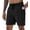 Black, variant on Taigaofy Mens Swim Trunks Short Quick Dry Sports Shorts with Mesh Lining and Zipper Pockets Armygreen 34