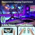 thumbnail image 3 of Switch Controller for N-Switch, Wireless Controllers (L/R) With LED Support Vibration/WakeUp Function/Motion Control,Blue Green, 3 of 8