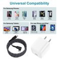 thumbnail image 7 of USB C Wall Charger for iPhone Charger, 2 Pack 20W Fast Charger Type C Charger with 6FT USB C to C Charging Cable, Type C Charger Plug USB C Block Charger Cube fits iPhone 17/16/15, Samsung, Black, 7 of 7