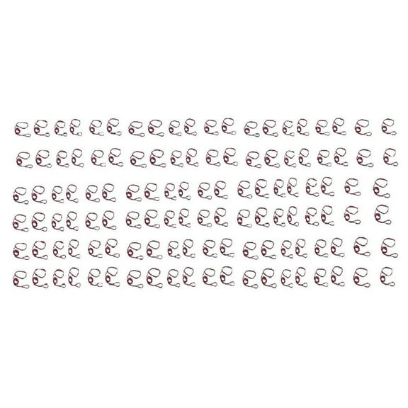 Dog Kennel Slip Control 120 Lead Bulk Packs 5' Tough Braided Poly Choose Color (Red/Black)