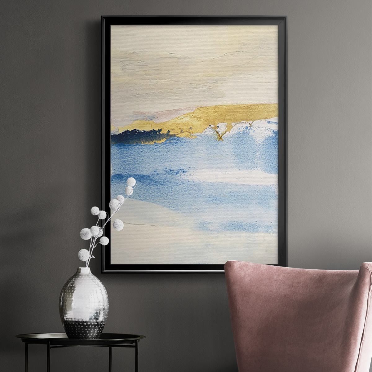 Pampa I Premium Framed Print, in Gold, Black, or Silver - Ready to Hang