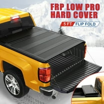 5FT FRP Hard Tonneau Cover Low Pro For 2016-2024 Toyota Tacoma Truck Bed 4-Fold