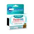 4 Pack Feverall Acetaminophen Suppositories JR Strength 325mg 6 Count