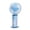 A-Blue, variant on Lightweight Transparent Fan, Battery Powered Handheld Fan, 3 Speed Quiet Pocket Ventilator, 500mAh Rechargeable Device for Makeup and Women