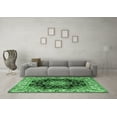 thumbnail image 3 of Ahgly Company Indoor Rectangle Medallion Emerald Green Traditional Area Rugs, 7' x 10', 3 of 4