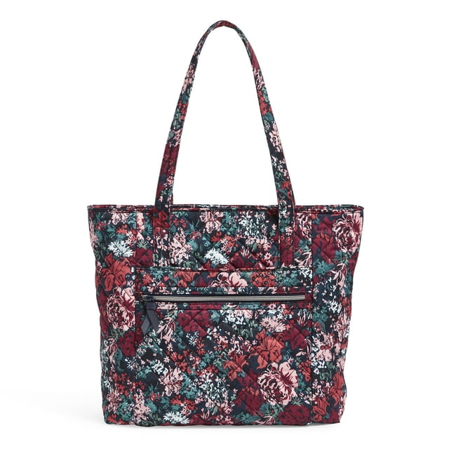 Vera Bradley Women's Performance Twill Vera Tote Bag Cabbage Rose ...