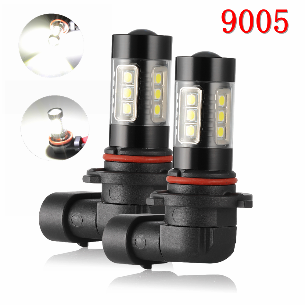 9005 LED Fog Light Bulbs, 6000K White Daytime Running Lights 9145 9140 H10 Fog Light Bulb