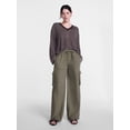 thumbnail image 3 of Scenario Women's and Women's Plus Relaxed Tee with Long Sleeves, Sizes XS-4X, 3 of 6