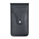 thumbnail image 1 of Funda para teléfono de piel sintética tipo monedero para hombre, bolsillo con clip para cinturón. negro 5, 1 of 9