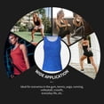 thumbnail image 7 of Fotbe Blue Glitter Womens Loose Fit Casual Flowy Slim-Fit Tank Tops Athletic Round Neck Trendy Sleeveless Summer Tops for Gym and Yoga-Large, 7 of 7