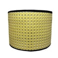 thumbnail image 1 of Pantalla de tambor de lino Yuyangstore lámpara colgante 25cmx18cm amarillo, 1 of 8