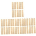 thumbnail image 4 of WORGEOUS 40 pcs Wood Blank Bookmarks Plain Cutouts Unfinished Wood Sign Bookmarks Gift Tags with Holes for DIY Wooden Craft Wedding Birthday, 4 of 8