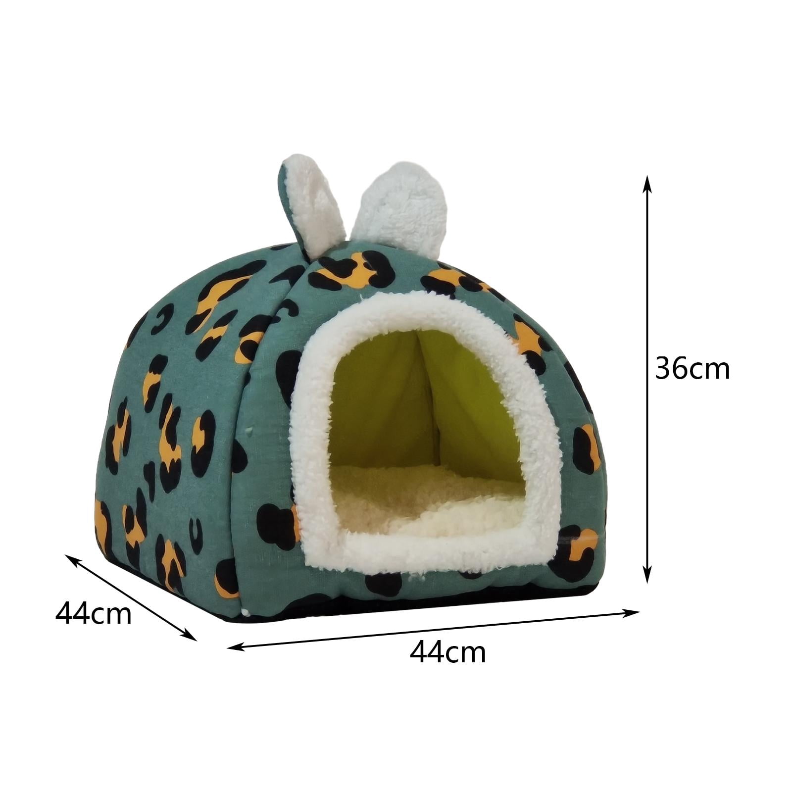 Cat Beds for Indoor Cats, Small Dog Bed Pet Tent Cave, Warm Sleeping Nest for Puppy and Kitten Small Pets, L Blue
