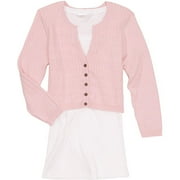 No Boundaries - Juniors Long Tank and Cropped Cardigan Set