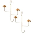 thumbnail image 1 of Spoon And Lid Rest 360 Rotatable Light Luxury Multifunctional Hanging Storage Shelf Hat Hanger Organizer Rack Coat Rack Stand Coat Hanger Rack Flexible Coat Hanger Organizer For Closet Door White, 1 of 9