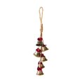 thumbnail image 2 of Christmas Bells Hanging Decor Vintage Metal with Rope Bow Tree Door Decor, 2 of 7