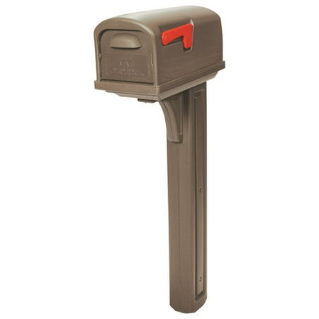 Gibraltar Mailboxes Rubbermaid Plastic Mocha All-in-one Mb - Walmart.com