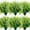 Green, variant on 4/8/12 Bundles Artificial Plants, Fake Boston Fern Greenery Outdoor UV Resistant No Fade Faux Plastic Plants for Garden Porch Window Box Decorating
