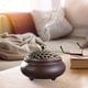 thumbnail image 3 of Quemador de de cerámica, soporte de , figurita de aromaterapia, adorno de Feng Shui para estudio, Yoga, sala de estar, decoración del Marrón Sunnimix Soporte para quemador de incienso, 3 of 7