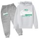 thumbnail image 3 of Conjunto de sudadera y pantalones con capucha para niños y niñas de 3 a 12 años, ropa de ocio, abrigo para primavera y otoño, 3 of 5