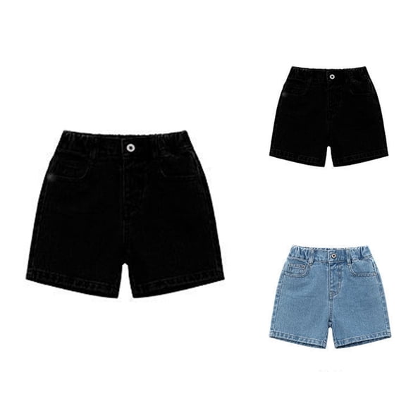 Boy Shorts Boys Clothes Baby Little Girls Boys Jeans Shorts Simple Design Cute Summer Denim Pants With His Favorite Undershirt And T Shirt