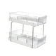 thumbnail image 5 of Organizador de escritorio, estante de baño, soporte moderno para cosméticos, gran capacidad para Claro, 5 of 9