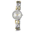 thumbnail image 5 of Reloj GUESS G-Link de acero inoxidable plateado bicolor para mujer, 5 of 5