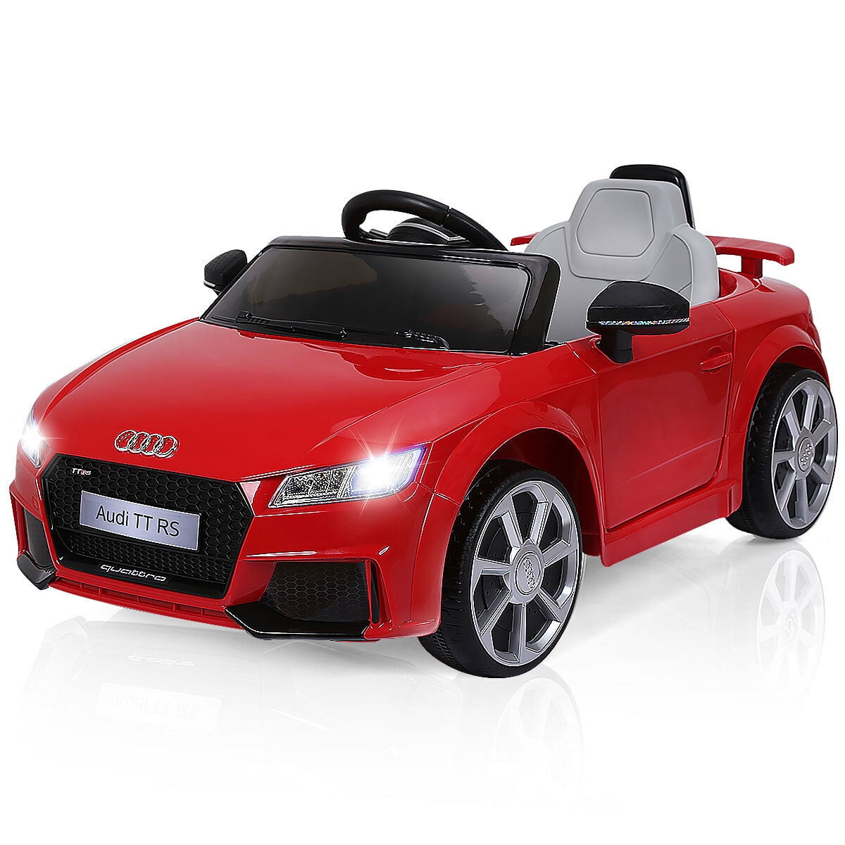 12V Audi TT RS Electric Kids Ride On Car Licensed Remote Control MP3 White 