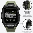 thumbnail image 2 of ULTIMAL Adjustable Compatible with Apple Watch Bands 49mm/45mm/44mm, Rugged Sports Band with Tough Shockproof Bumper Case, Heavy Duty Replacement Band for S4/5/6/SE,S7/8/9,Ultra 2/1, 2 of 5