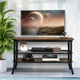 thumbnail image 1 of Costway Mueble TV Industrial Soporte para TV hasta 46’’ Estante de 3 Niveles Mesa Rústica para Entrada Salón 100 x 40 x 55,5 cm Marrón, 1 of 8