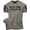 T-Shirt Warm Grey Branded, variant on Gymish Rest at The End Workout Shirts for Men Motivational Gym-Goers