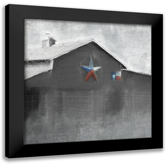 Kimberly, Allen 12x12 Black Modern Framed Museum Art Print Titled - Star Barn