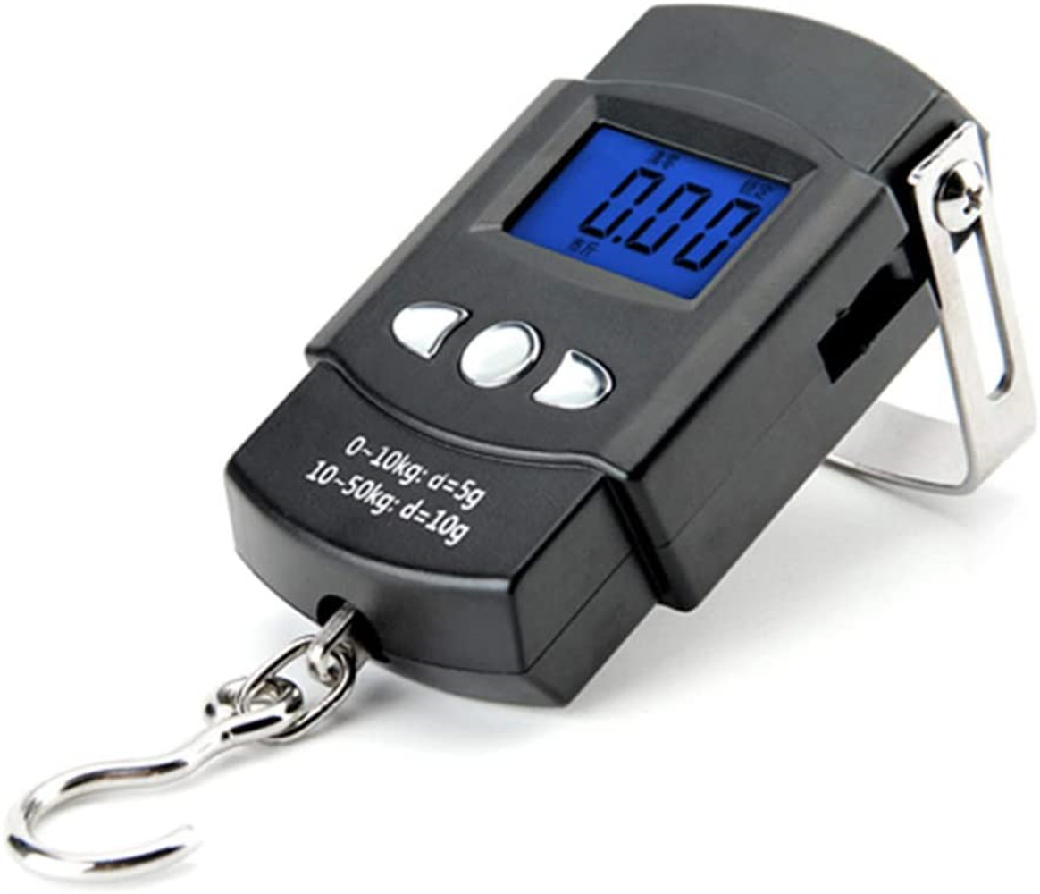 Fishing scale 110lb/50kg backlit LCD screen portable electronic balance digital fish hook