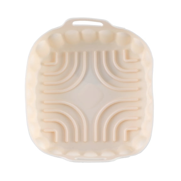 Cook With Color Cream square silicone air fryer liner