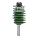 thumbnail image 3 of Vástago De Broca Para Enrutador, Broca Para Enrutador Verde, Resistencia A La Flexión De Acero De Tungsteno, Construcción De Carpintería Industrial Para Carpintería ANGGREK Router Bit 8mm Shank, 3 of 8
