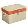 thumbnail image 1 of Feltree Double Layer Zipper Clothes Storage Bag Wardrobe Storage Box Portable Storage Bag Winter Quilt Storage Box, 1 of 8