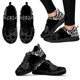 thumbnail image 1 of Zapatos de verano de punto ligeros y transpirables con estampado de calavera simple en negro, zapatillas cómodas para exteriores, zapatos de plataforma, 1 of 6