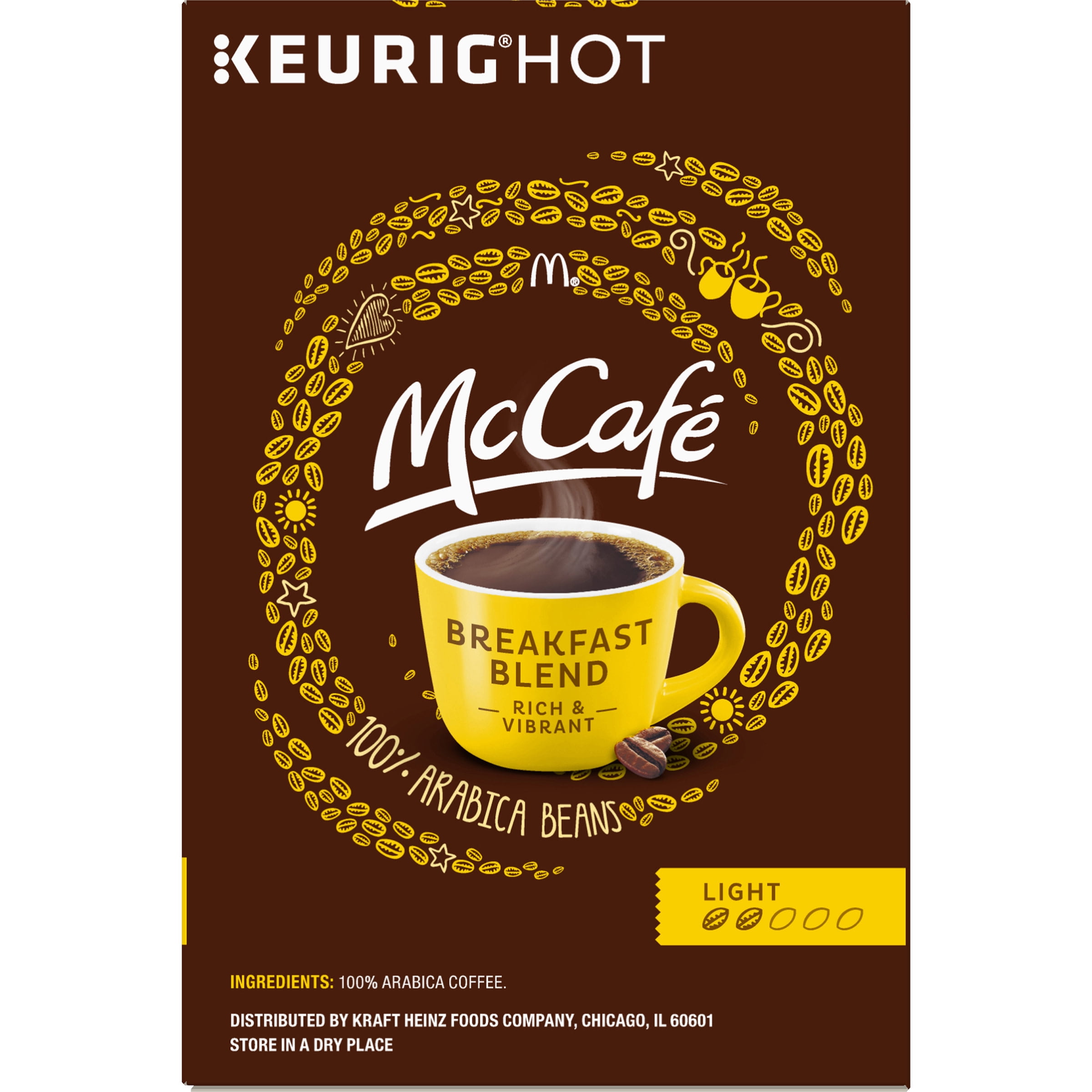 McCafe Breakfast Blend Coffee K-Cup Pods, 18 count