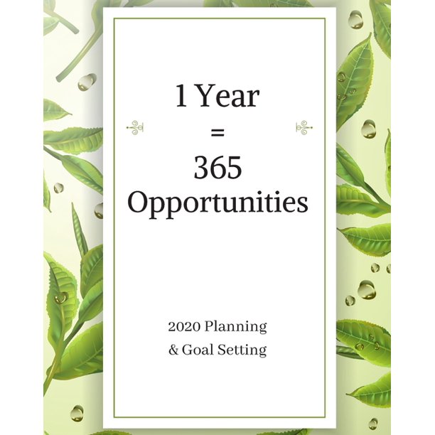 1 Year 365 Opportunities Planner Weekly Monthly And Daily Jan 1 To Dec 31