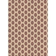 thumbnail image 1 of Ahgly Company Indoor Rectangle Patterned Chestnut Brown Novelty Area Rugs, 6' x 9', 1 of 6