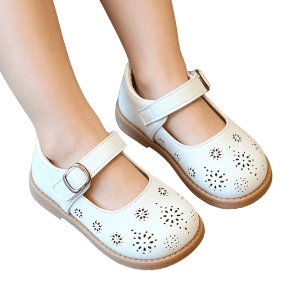 Willtoo Girl's Classic Mary Jane School Uniform Shoes Flat Dress School Shoes