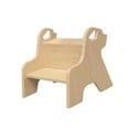thumbnail image 3 of Taburete de madera para cambiar zapatos, portátil, lavable, antideslizante, para cepillar y usar como orinal., 3 of 9