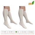 thumbnail image 4 of HealthyNees White 2 Pairs 20-30 mmHg Zipper Compression Closed Toe (2XL - 2 Pairs), 4 of 4