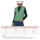 thumbnail image 5 of Chaleco de suéter con cuello en V, suéter de cuello en V para mujer, suéter de punto trenzado, camiseta sin mangas con cierre de botones, chaleco de suéter de calidad profesional, 5 of 5